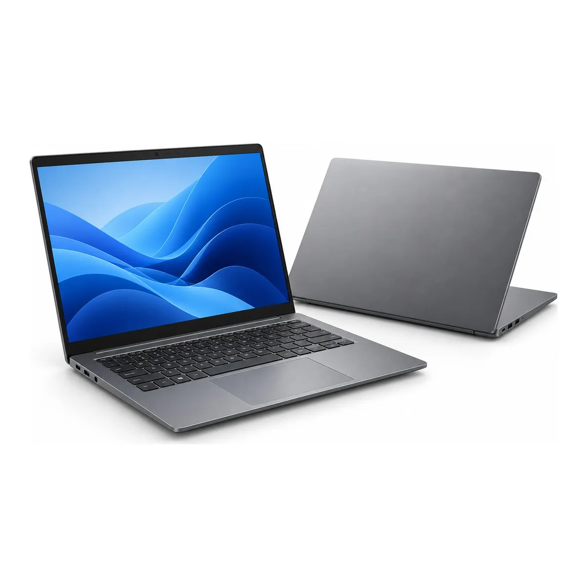 Illustration of HP laptop, Intel Core i3, 128GB in Black