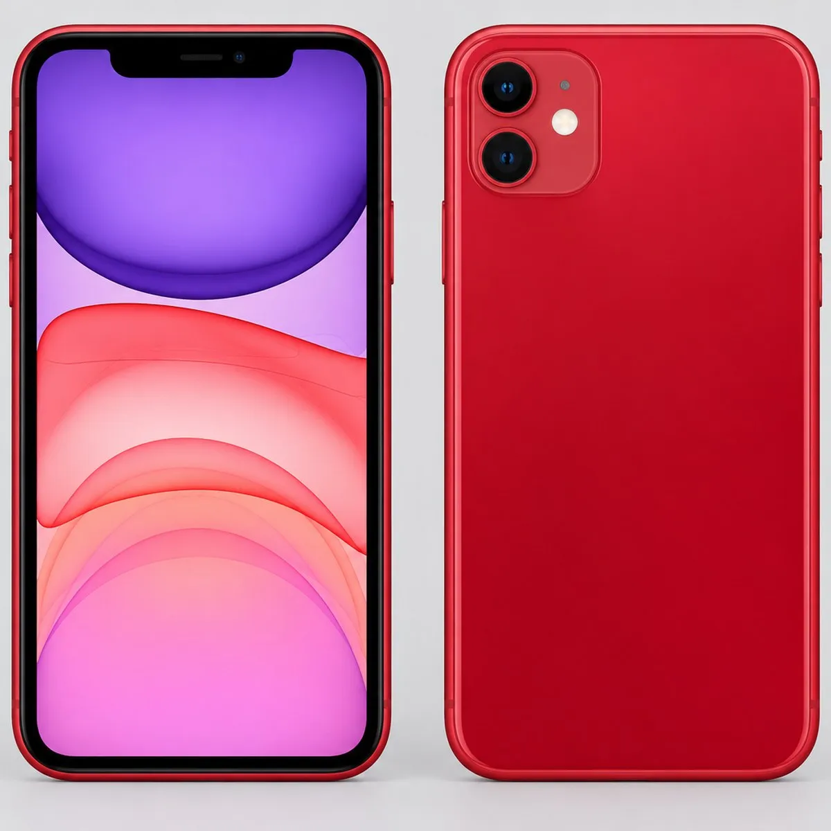 Illustration of iPhone 11 64GB in Red