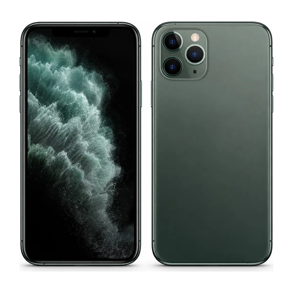 Illustration of iPhone 11 Pro Max 64GB in Midnight Green