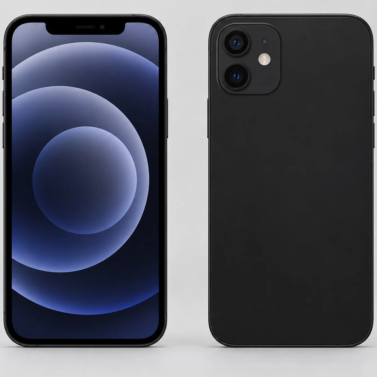 Illustration of iPhone 12 64GB in Black