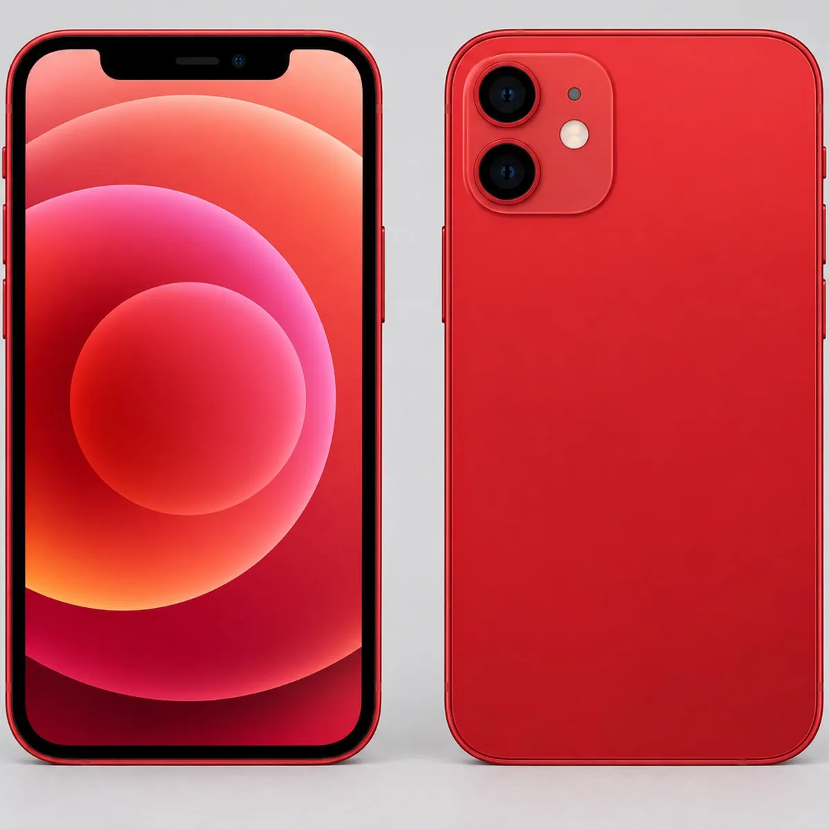 Illustration of iPhone 12 mini 128GB in Red