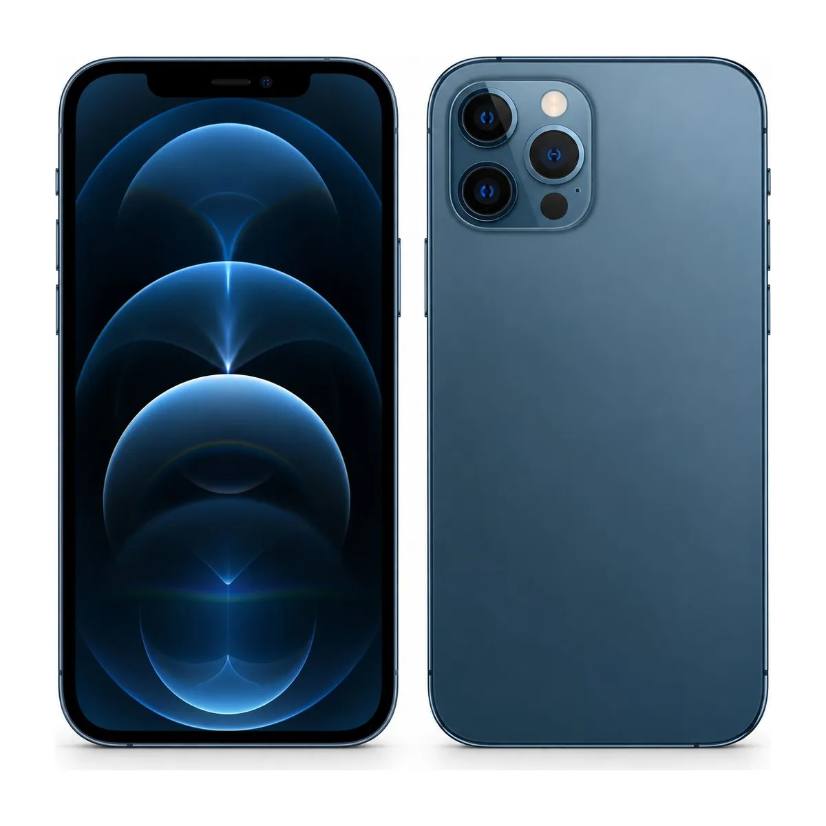 Illustration of iPhone 12 Pro 128GB in Pacific Blue