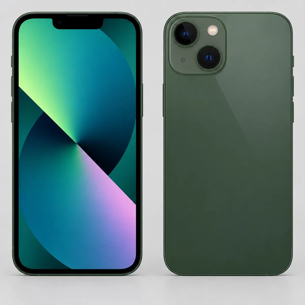 Illustration of iPhone 13 128GB in Green