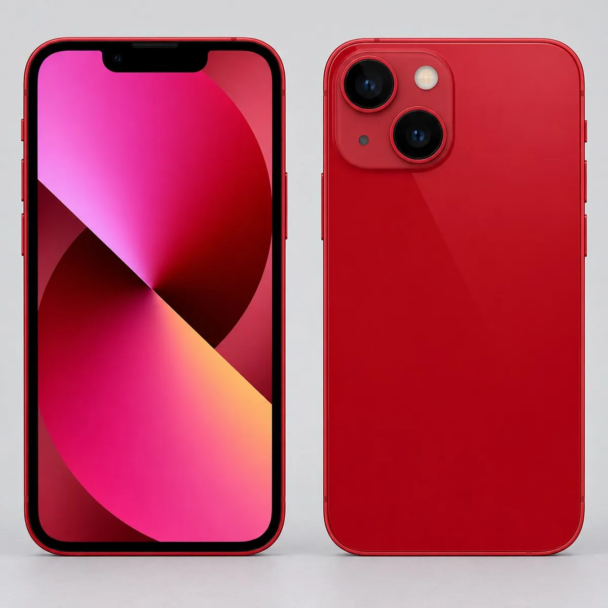 Illustration of iPhone 13 mini 128GB in Red