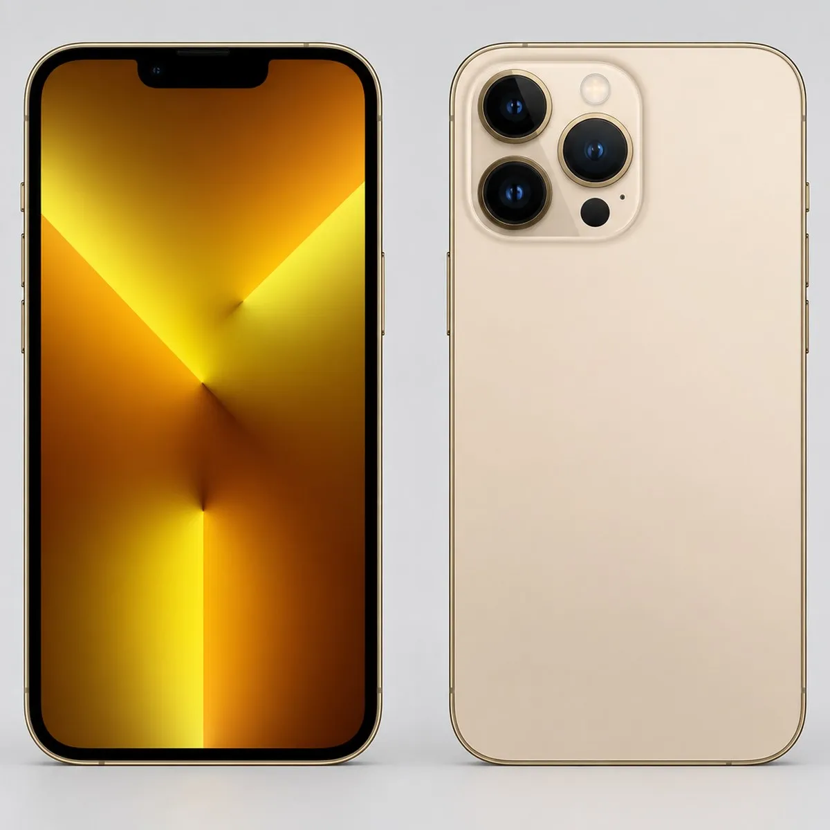 Illustration of iPhone 13 Pro 128GB in Gold