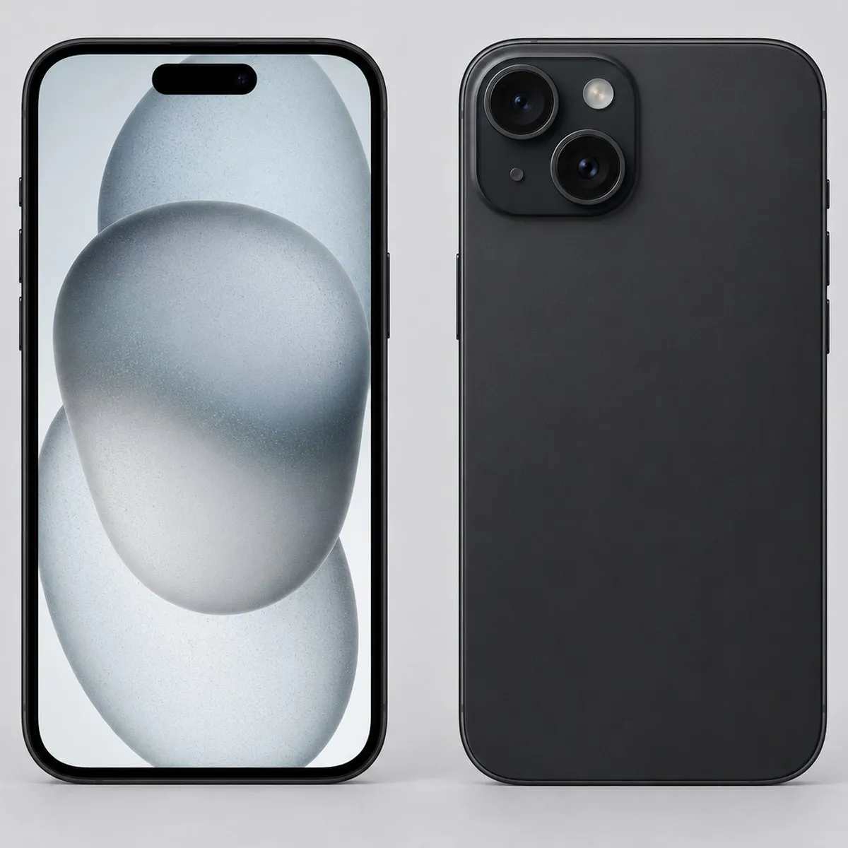 Illustration of iPhone 15 128GB in Black