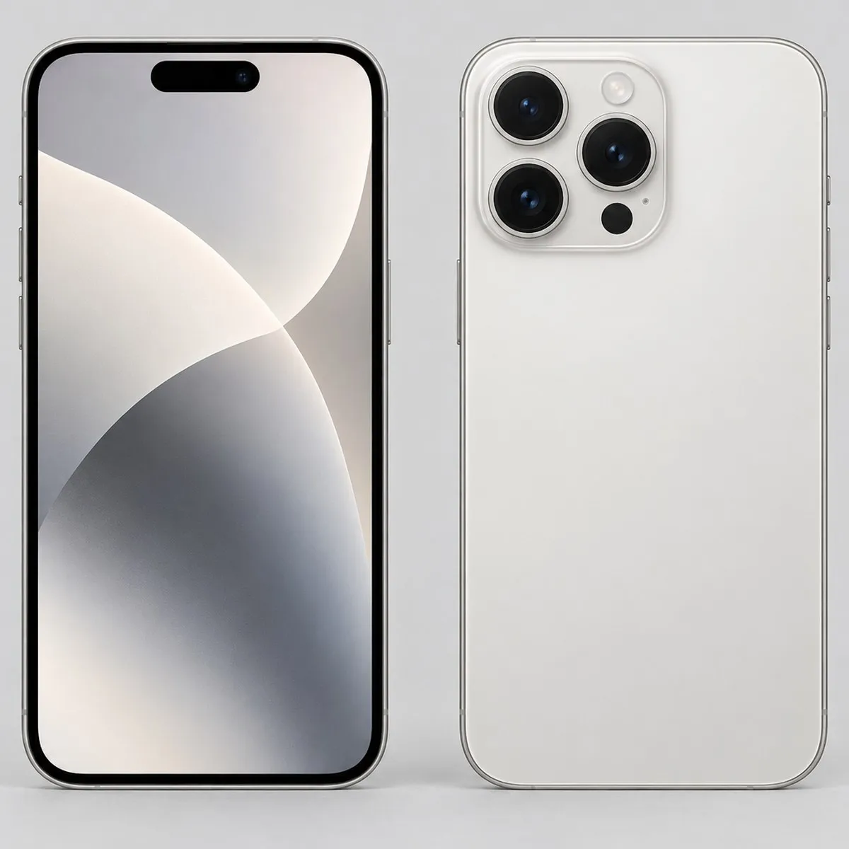Illustration of iPhone 15 Pro Max 256GB in White