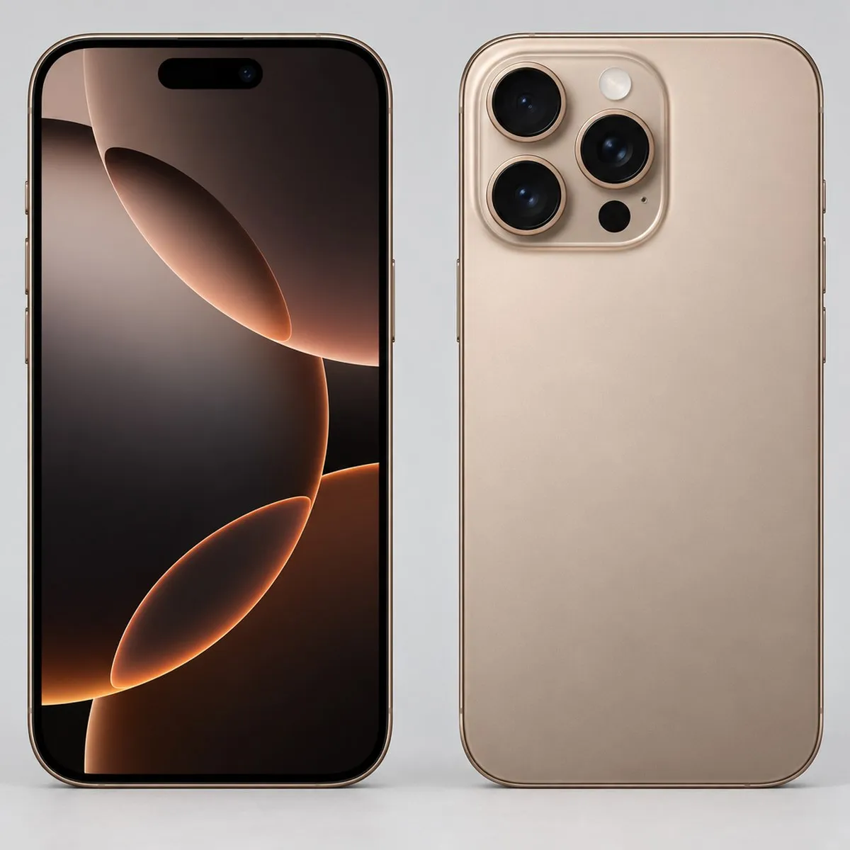 Illustration of iPhone 16 Pro 512GB in Gold