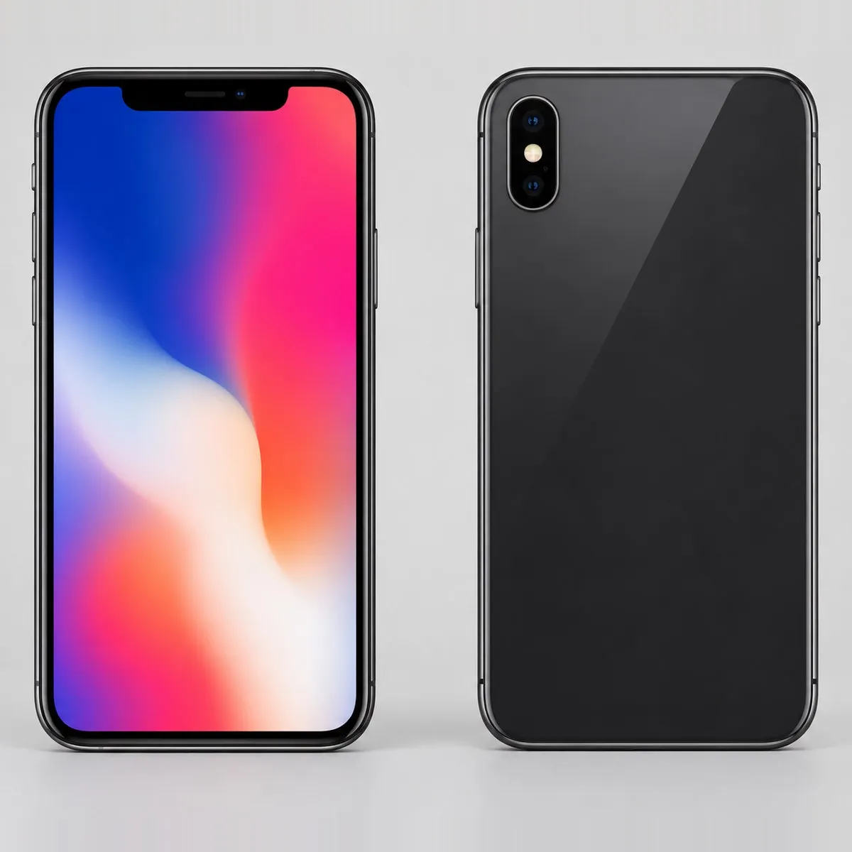 Illustration of iPhone X 64GB in Black