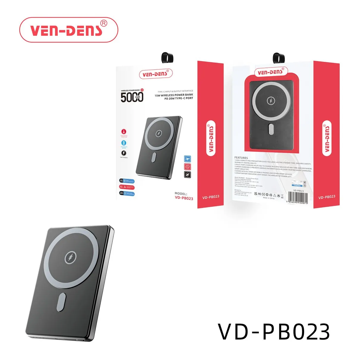 Wireless power bank, 5000 to 20000mAh, photo 2