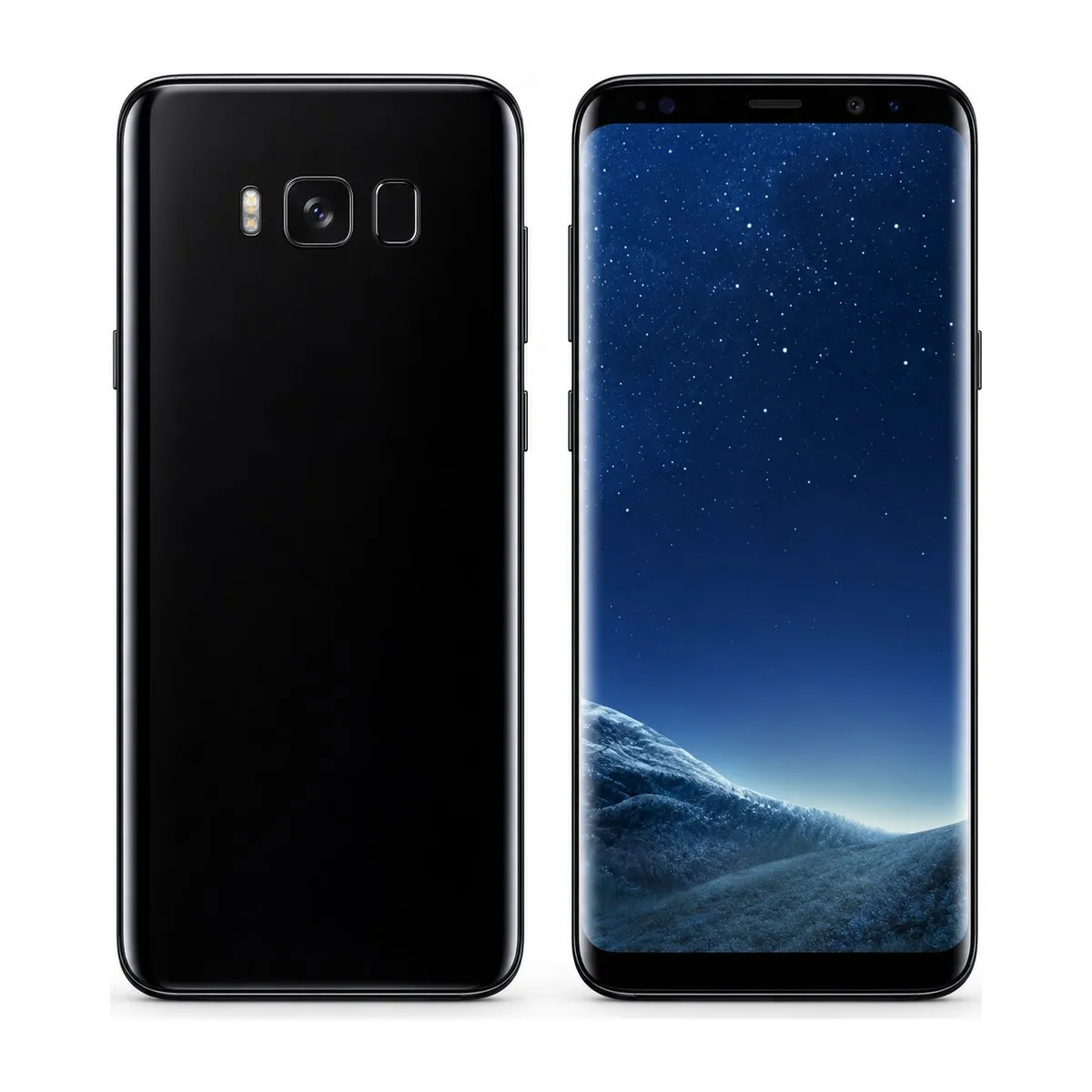 Illustration of Samsung Galaxy S8 64GB in Black