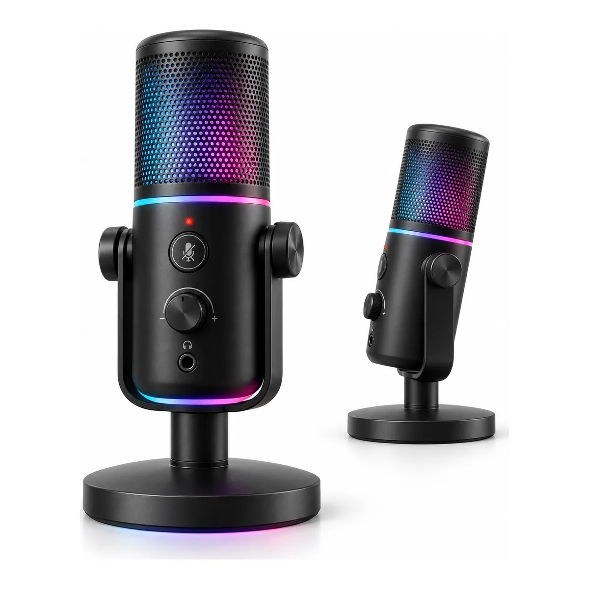 Illustration of ZESL Sound BD9 gaming microphone for Xbox in Black